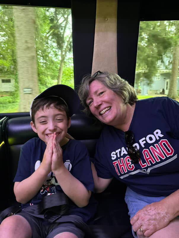 Sponsored family enjoying a Guardians game day outing